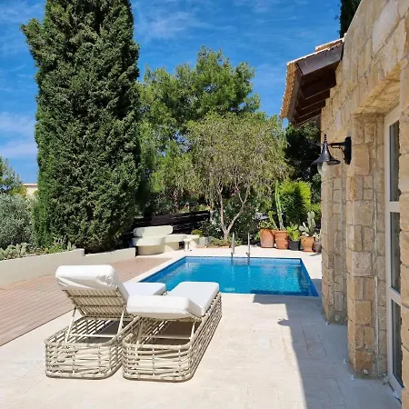 Villa Exquisite Golf With Sea, 8tee, Views, In Aphrodite Hills Golf