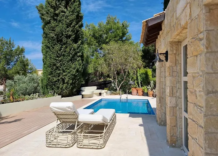 Villa Exquisite Golf With Sea, 8tee, Views, In Aphrodite Hills Golf